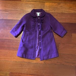 Janie and Jack Girl’s pea coat